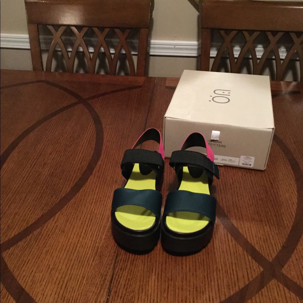 Urban outfitters scuba sandals.